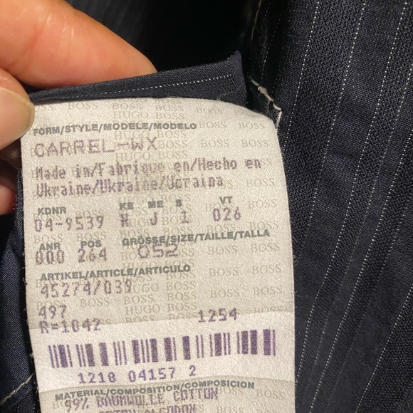 Hugo Boss Chicago pinstripe blazer 42L - Picture 7 of 8